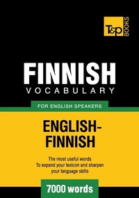 Abbildung von: Finnish vocabulary for English speakers - 7000 words - T&p Books