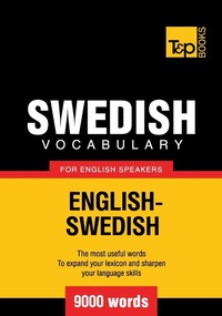 Abbildung von: Swedish vocabulary for English speakers - 9000 words - T&p Books