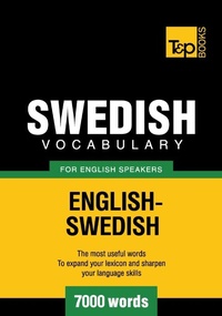 Abbildung von: Swedish vocabulary for English speakers - 7000 words - T&p Books