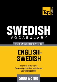 Abbildung von: Swedish vocabulary for English speakers - 5000 words - T&p Books