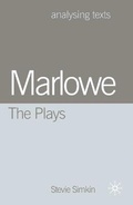 Cover: Marlowe: The Plays - Palgrave Macmillan