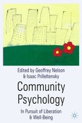 Cover: Community Psychology - Palgrave Macmillan