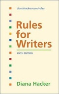 Cover: Rules for Writers - Bedford Books,U.S.