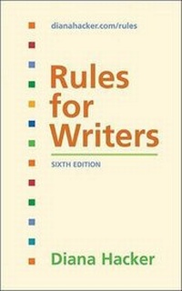 Enlarge image Cover: Rules for Writers - Bedford Books,U.S.