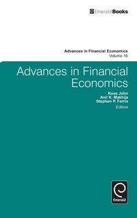 Enlarge image Cover: Advances in Financial Economics - Emerald Group Publishing Limited
