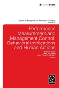 Cover: Performance Measurement and Management Control - Emerald Publishing Limited