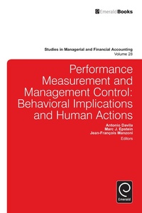 Enlarge image Cover: Performance Measurement and Management Control - Emerald Publishing Limited