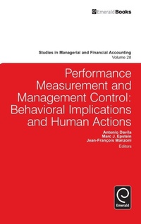 Enlarge image Cover: Performance Measurement and Management Control - Emerald Group Publishing Limited