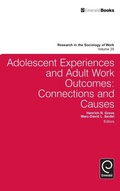 Cover: Adolescent Experiences and Adult Work Outcomes - Emerald Group Publishing Limited