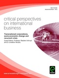 Cover: Transnational corporations, socio-economic change and recurrent crisis - Emerald Group Publishing Limited