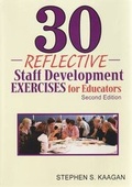 Cover: 30 Reflective Staff Development Excercises for Educators - Hawker Brownlow Education Pty Ltd