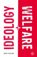Cover: Ideology and Welfare - Red Globe Press
