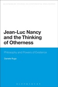 Cover: Jean-Luc Nancy and the Thinking of Otherness - Bloomsbury Academic