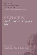 Cover: Simplicius: On Aristotle Categories 5-6 - Bloomsbury Academic