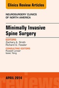Cover: Minimally Invasive Spine Surgery, An Issue of Neurosurgery Clinics of North America - Elsevier