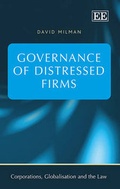 Cover: Governance of Distressed Firms - Edward Elgar Publishing