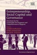 Cover: Entrepreneurship, Social Capital and Governance - Edward Elgar Publishing