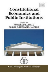 Enlarge image Cover: Constitutional Economics and Public Institutions - Edward Elgar Publishing