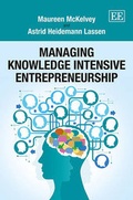 Cover: Managing Knowledge Intensive Entrepreneurship - Edward Elgar Publishing