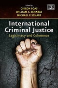 Cover: International Criminal Justice - Edward Elgar Publishing