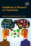 Cover: Handbook of Research on Negotiation - Edward Elgar Publishing