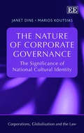 Cover: The Nature of Corporate Governance - Edward Elgar Publishing