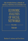 Cover: Economic Analyses of Social Networks - Edward Elgar Publishing