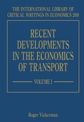 Cover: Recent Developments in the Economics of Transport - Edward Elgar Publishing