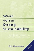 Cover: Weak versus Strong Sustainability - Edward Elgar Publishing