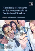 Cover: Handbook of Research on Entrepreneurship in Professional Services - Edward Elgar Publishing