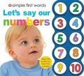 Cover: Simple First Words Let's Say Our Numbers - St Martin's Press