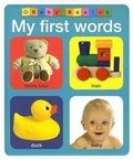 Cover: Baby Basics My First Words - Priddy Books