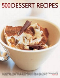 Enlarge image Cover: 500 Dessert Recipes - Hermes House