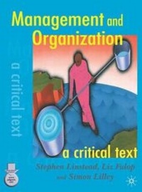 Enlarge image Cover: Management and Organization - Palgrave Macmillan