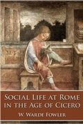 Cover: Social Life at Rome in the Age of Cicero - Andrews UK