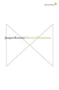 Cover: Hatred of Democracy - Verso Books