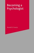Cover: Becoming a Psychologist - Red Globe Press