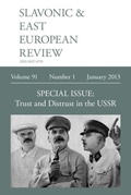Cover: SEER January 2013 - Modern Humanities Research Association