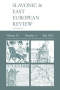 Cover: Slavonic & East European Review (91 - Modern Humanities Research Association