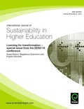 Cover: Learning for transformation - special issue from the EESD'10 conference - Emerald Group Publishing Limited