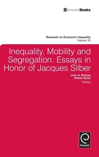 Enlarge image Cover: Inequality, Mobility, and Segregation - Emerald Group Publishing Limited