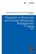 Cover: Research in Personnel and Human Resources Management - Emerald Publishing Limited