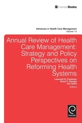 Cover: Annual Review of Health Care Management - Emerald Publishing Limited