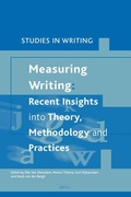 Cover: Measuring Writing: Recent Insights into Theory, Methodology and Practice - Emerald Group Publishing Limited