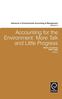 Enlarge image Cover: Accounting for the Environment - Emerald Group Publishing Limited