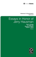 Cover: Essays in Honor of Jerry Hausman - Emerald Group Publishing Limited