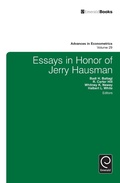 Cover: Essays in Honor of Jerry Hausman - Emerald Publishing Limited