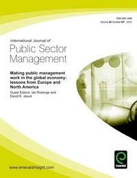 Enlarge image Cover: Making Public Management Work in the Global Economy - Emerald Group Publishing Limited