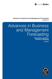 Enlarge image Cover: Advances in Business and Management Forecasting - Emerald Publishing Limited