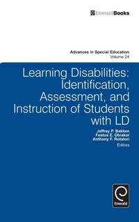 Enlarge image Cover: Learning Disabilities - Emerald Group Publishing Limited